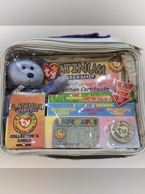 Vintage Beanie Babies Platinum Edition Official Club Set II